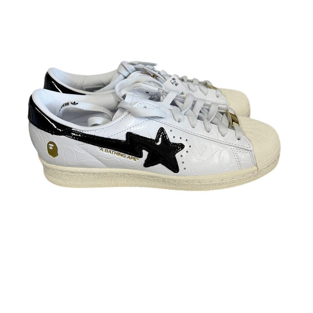 Adidas SSTR V Bape Sneakers Size M6 W7 Tags No Box